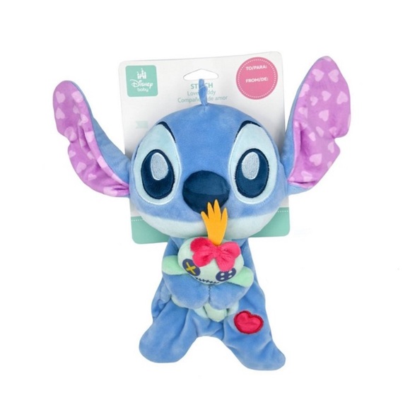 Disney Other - Disney Baby Stitch and Scrump Lovey Buddies Plush Baby Learning Toy NWT